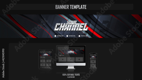 Cover Banner For Video Channel