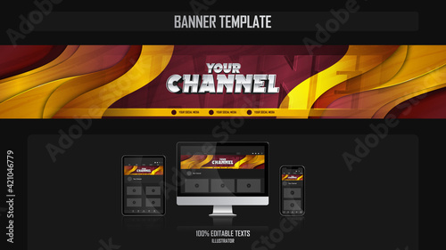 Cover Banner For Video Channel