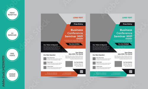 Business Conference Flyer Design