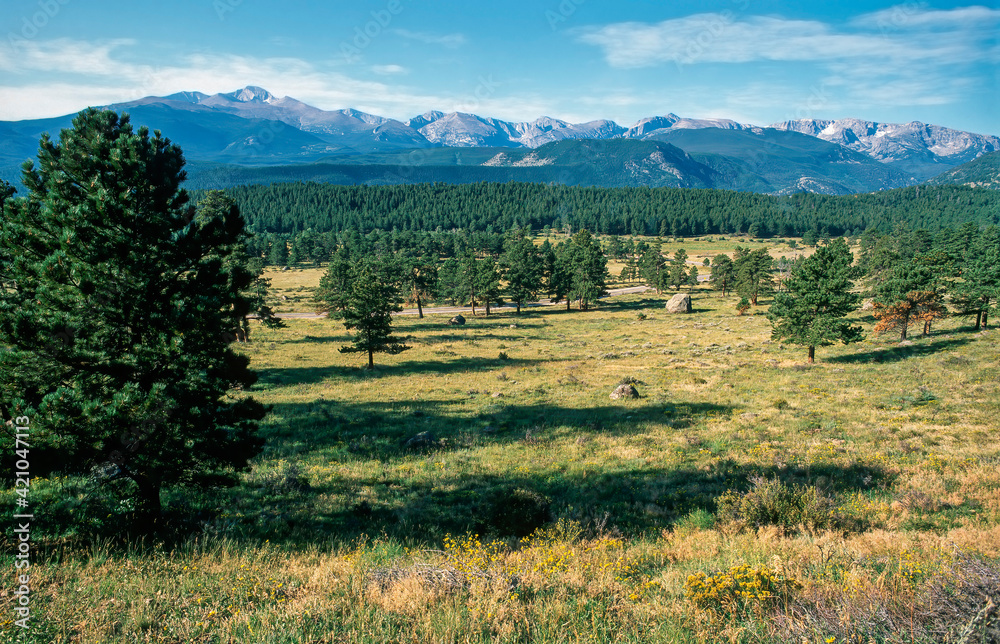 Landscape at Rocky Mountain National Park, USA
