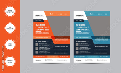 Business Conference Flyer Design