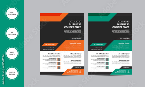 Business Conference Flyer Design