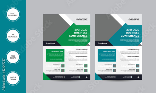 Business Conference Flyer Design