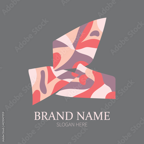 Vector abstract ethnic colorful logo