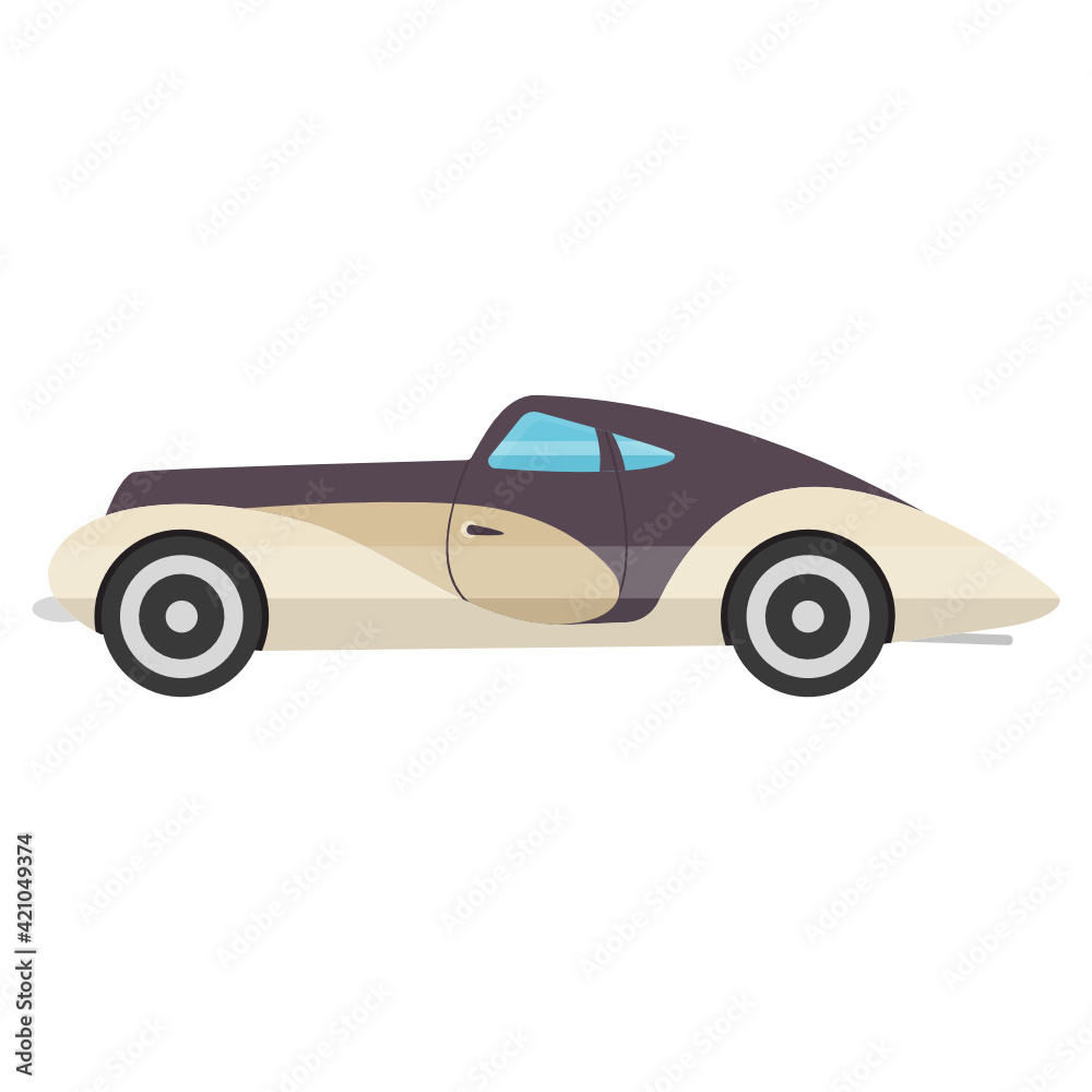 Flat icon of coupe car, classic vehicle
Flat icon of coupe car, classic vehicle