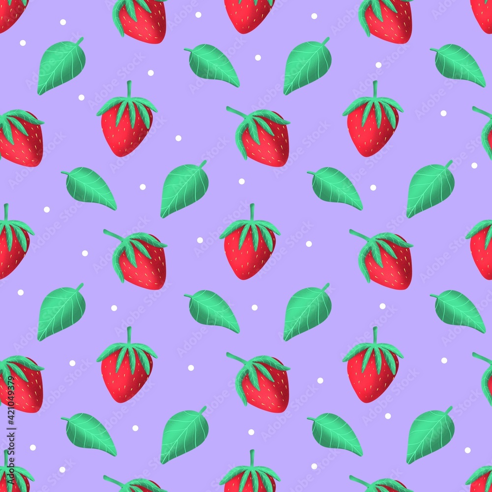 red Strawberry seamless pattern. Red berry. Texture for fabric, wrapping, wallpaper. Food print for kitchen tablecloth, curtain or dishcloth. Hand drawn doodle wallpaper. Strawberry background red Strawberry seamless pattern. Red berry. Texture for fabric, wrapping, wallpaper. Food print for kitchen tablecloth, curtain or dishcloth. Hand drawn doodle wallpaper. Strawberry background