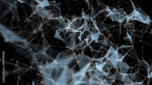 Abstract 3b background, plexus.
