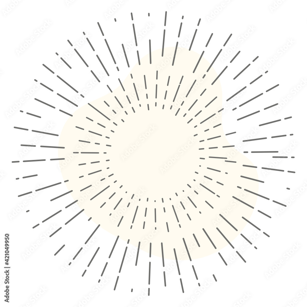 Line art of sun rays, sunbrusting tattoo
Line art of sun rays, sunbrusting tattoo