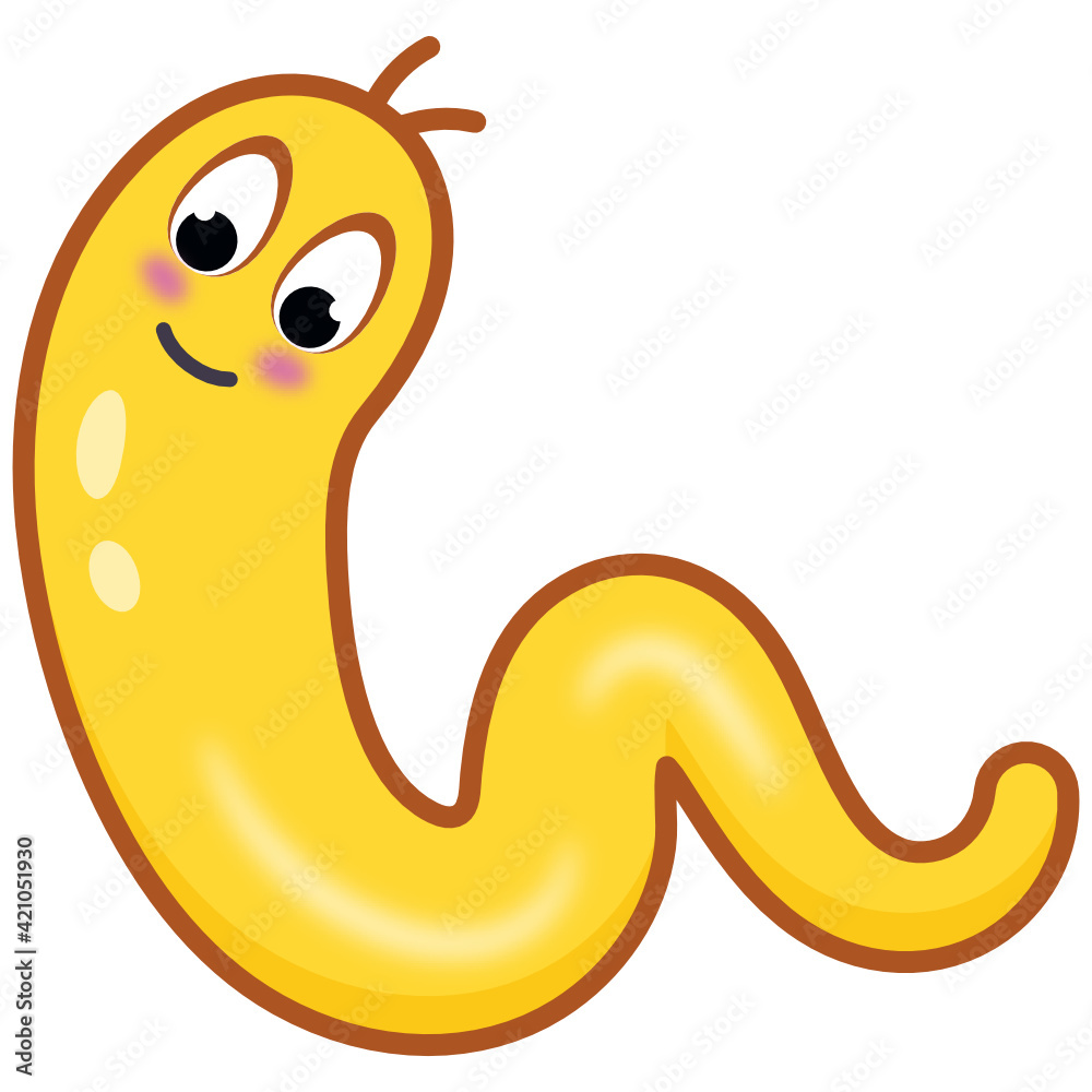 Fototapeta premium Shelled gastropod, flat icon of slug