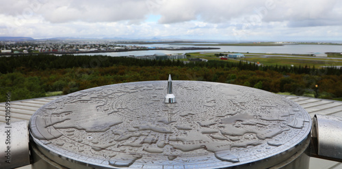 Island - Reykjavik Landschaftsblick vom Wasserspeicher