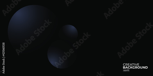 Premium Abstract Luxury dark background design vector illustration for website, poster, brochure, presentation template etc