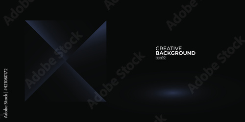 Premium Abstract Luxury dark background design vector illustration for website, poster, brochure, presentation template etc