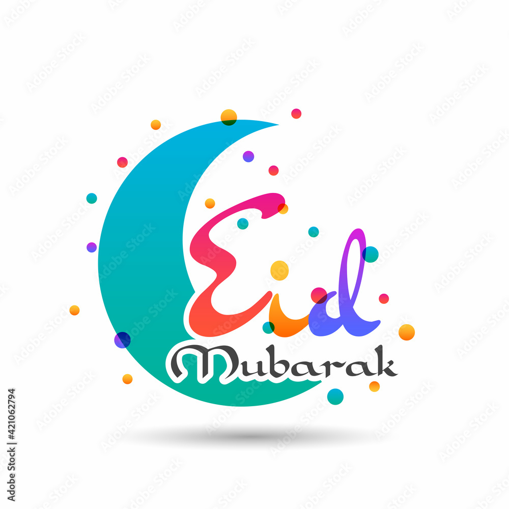 Eid Mubarak greeting card for the Muslim community festival celebration. Eid Mubarak greeting card for the Muslim community festival celebration.