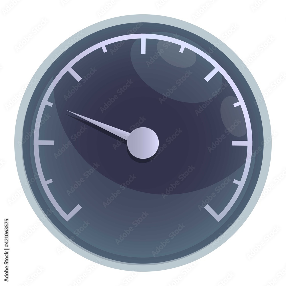 Car low gauge icon. Cartoon of Car low gauge vector icon for web design isolated on white background Car low gauge icon. Cartoon of Car low gauge vector icon for web design isolated on white background
