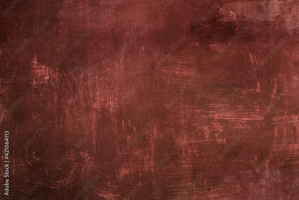 Obraz premium Worn red metal plate