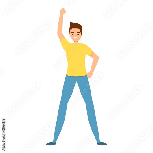 Hyperactivity icon. Cartoon of hyperactivity vector icon for web design isolated on white background
