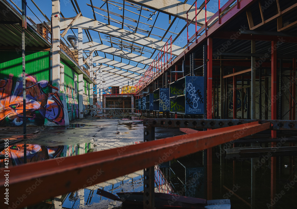 Fototapeta premium Abandoned areas in Sweden