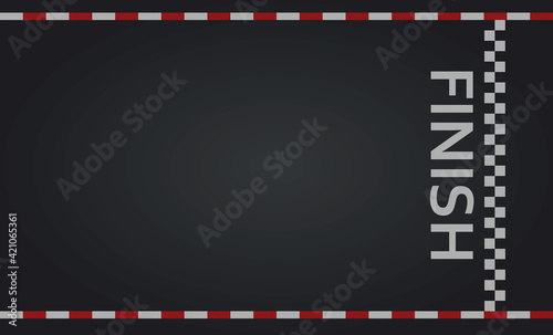 Finish line icon. vector illustration