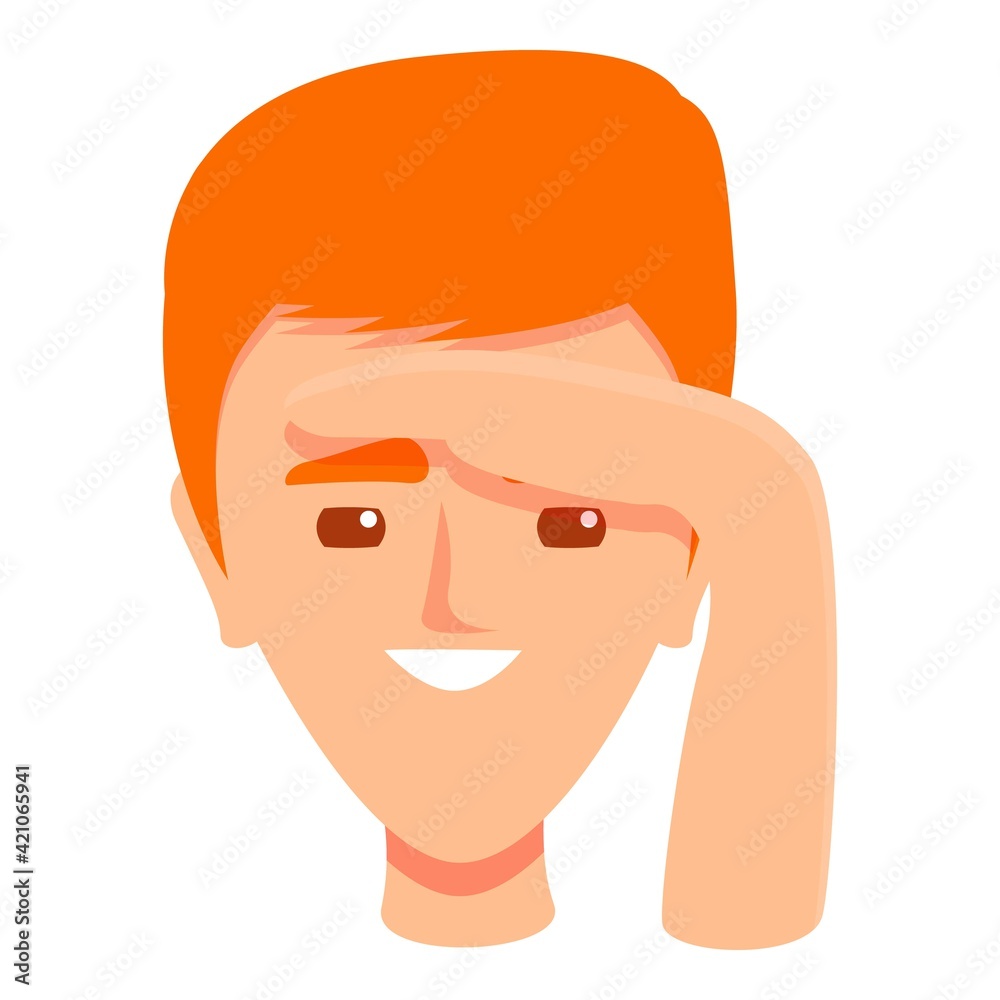 Seeing sense icon. Cartoon of seeing sense vector icon for web design isolated on white background Seeing sense icon. Cartoon of seeing sense vector icon for web design isolated on white background