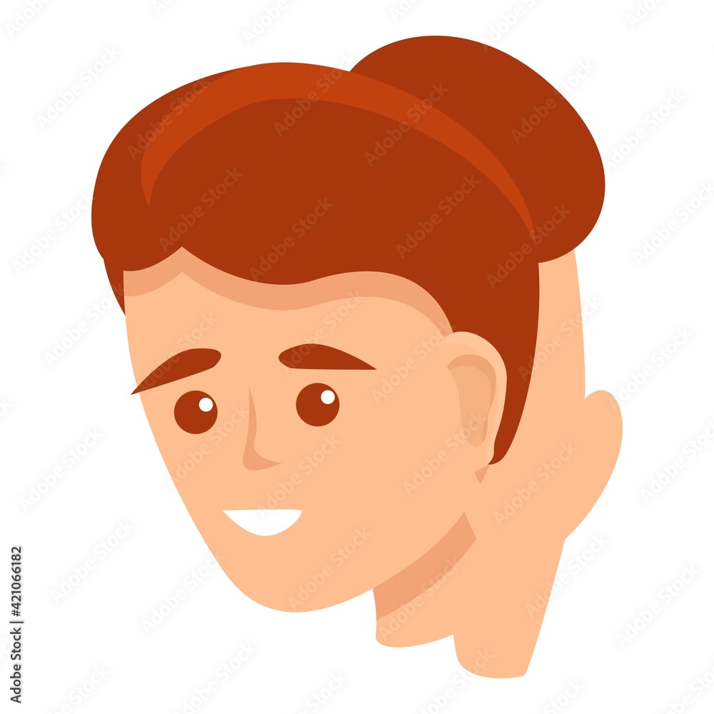 Hearing sense icon. Cartoon of hearing sense vector icon for web design isolated on white background Hearing sense icon. Cartoon of hearing sense vector icon for web design isolated on white background