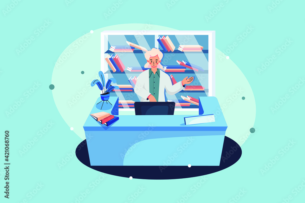 Obraz premium Hospital Reception Desk