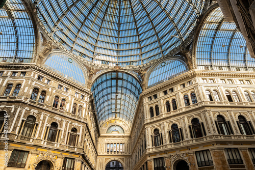 Galleria Umberto I, shopping gallery in Naples, Italy #421069745