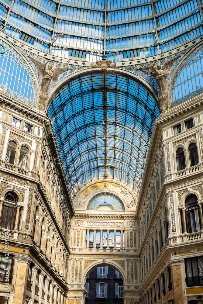 Galleria Umberto I, shopping gallery in Naples, Italy