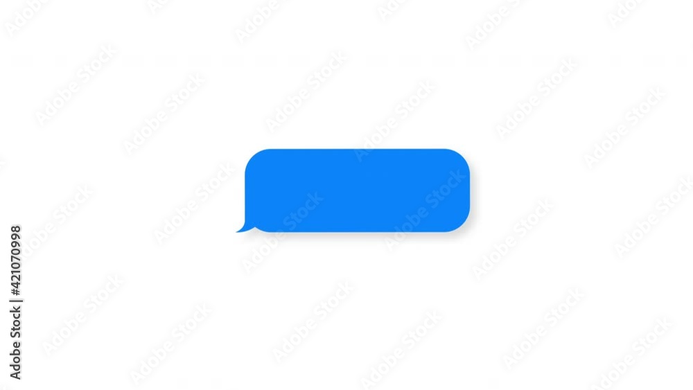 Internet message cloud conversation - typing animation Internet message cloud conversation - typing animation