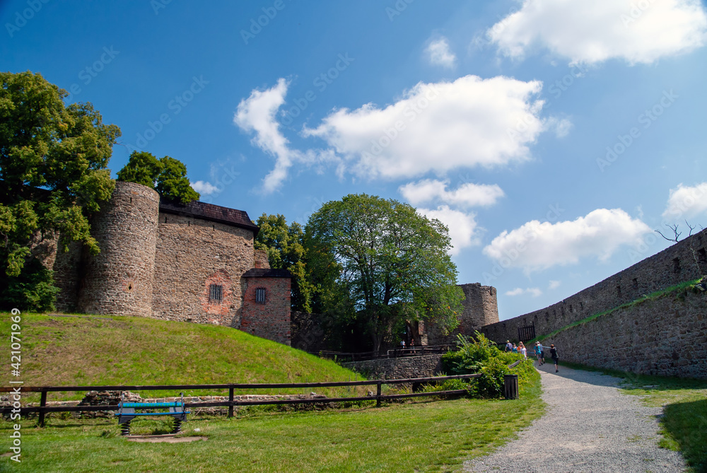 Helfstyn, castle in ruin, Tyn nad Becvou, Czech Republik