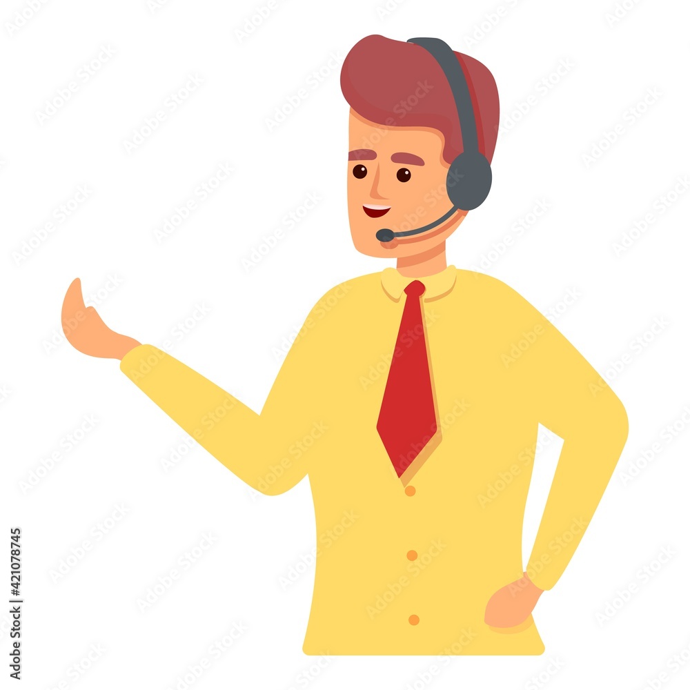 Company personal assistant icon. Cartoon of Company personal assistant vector icon for web design isolated on white background Company personal assistant icon. Cartoon of Company personal assistant vector icon for web design isolated on white background