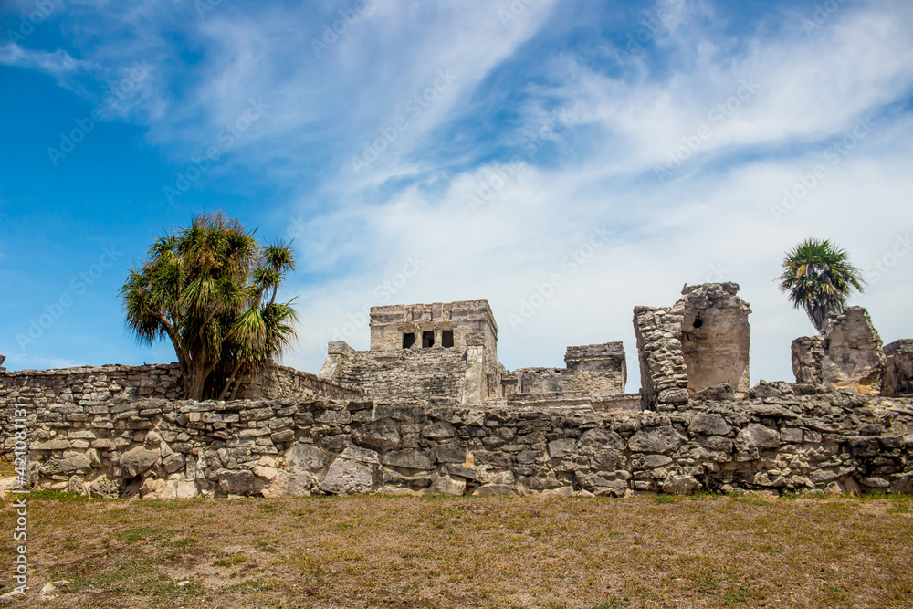 Tulum Maya ruins in Yucatan - Mexico