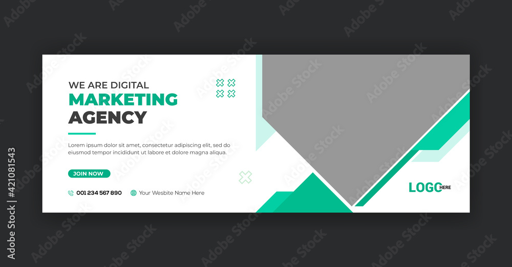 Digital marketing agency social media cover photo template and corporate business social media timeline design Digital marketing agency social media cover photo template and corporate business social media timeline design