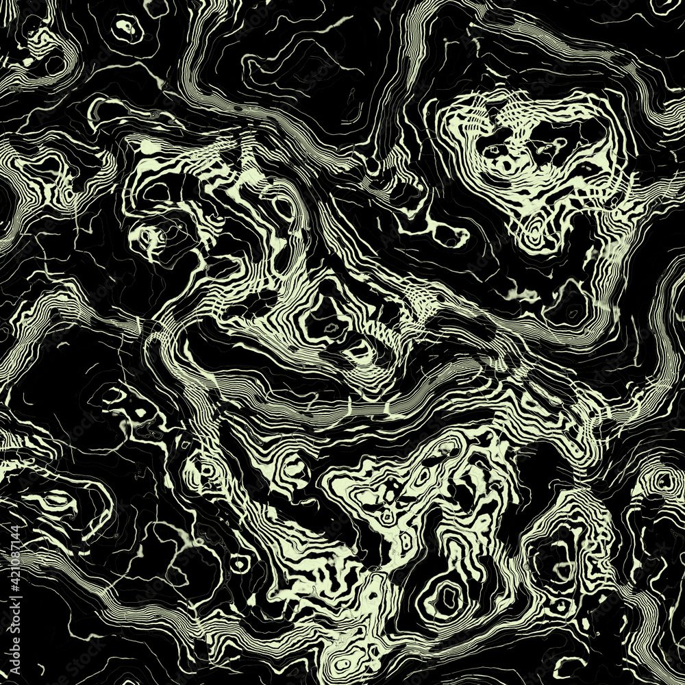 Illuminated abstract curved lines. Fractal graphics. Illuminated abstract curved lines. Fractal graphics.