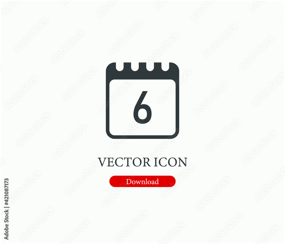 Date vector icon. Editable stroke. Symbol in Line Art Style for Design, Presentation, Website or Apps Elements. Pixel vector graphics - Vector Date vector icon. Editable stroke. Symbol in Line Art Style for Design, Presentation, Website or Apps Elements. Pixel vector graphics - Vector