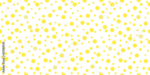 seamless background with polka dots, white background,vector drawing