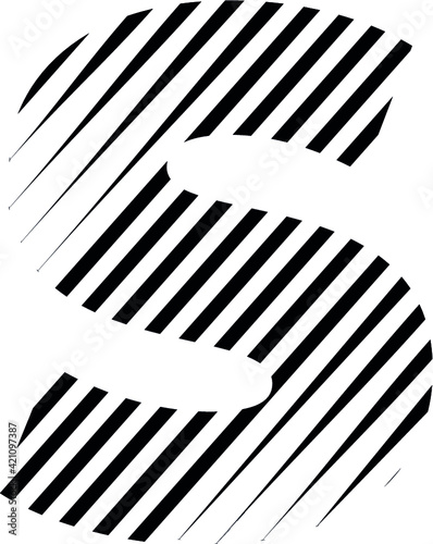 Vector logo S inline format beautifully designed 
