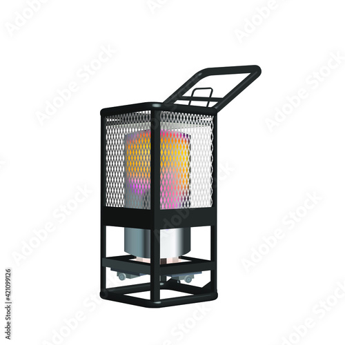 Radiant Heater for working outside in the winter - construction heater - garage heater