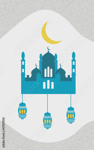 tajmahal with lanterns