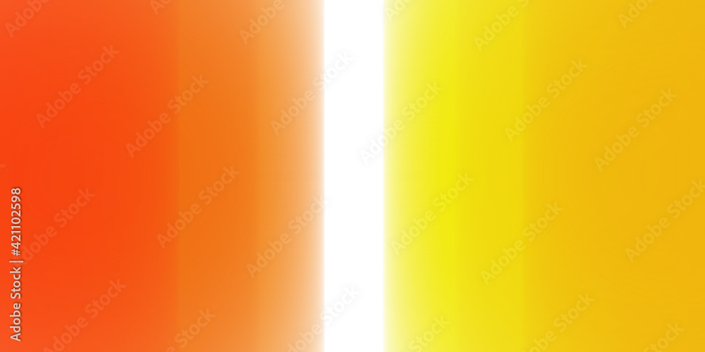 Vertical lines in red, yellow and orange gradient colored on a white ...