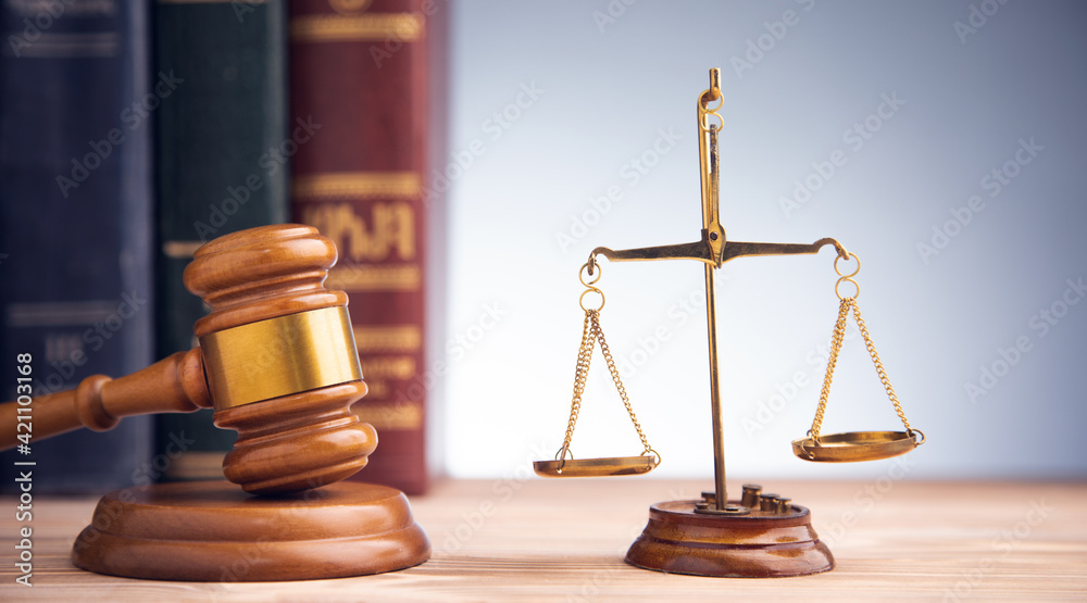 scales with judge gavel and law book scales with judge gavel and law book