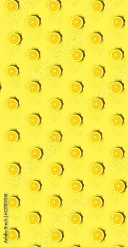fresh yellow lemon for background summer wallpaper