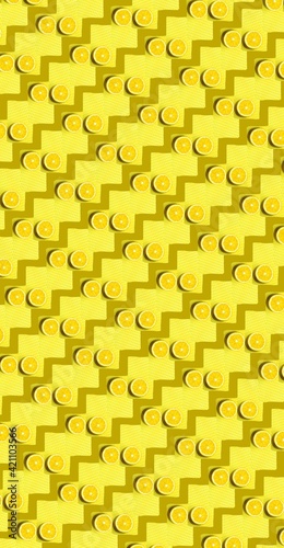 fresh yellow lemon for background summer wallpaper