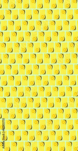 fresh yellow lemon for background summer wallpaper