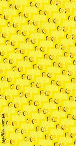 fresh yellow lemon for background summer wallpaper