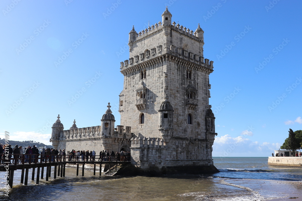 Torre de Belém em Lisboa, Portugal.