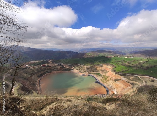 Photography Orovalle Minerals, gold mining in Boinas valley, Belmonte de Miranda, Asturias,