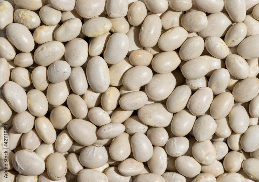 Haricot beans texture, macro shot. Legumes background. Haricot beans texture, macro shot. Legumes background.