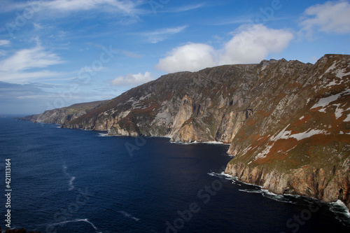The cliffs of Slieve League, a wonderful hiking area, County Donegal, Ireland