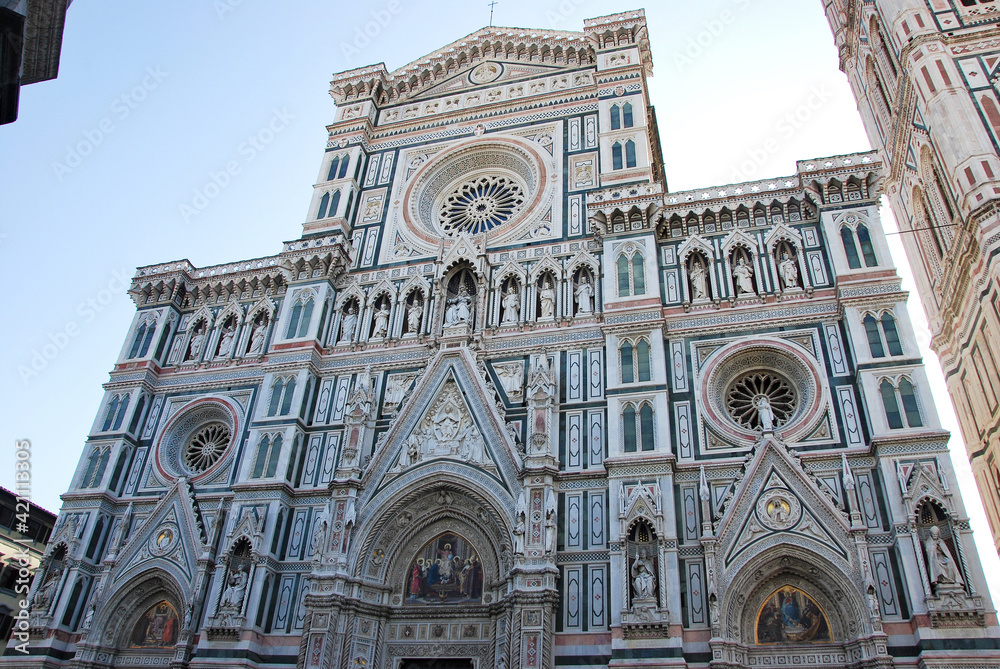 La cattedrale di Santa Maria del Fiore a Firenze.