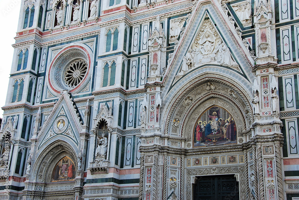 La cattedrale di Santa Maria del Fiore a Firenze.